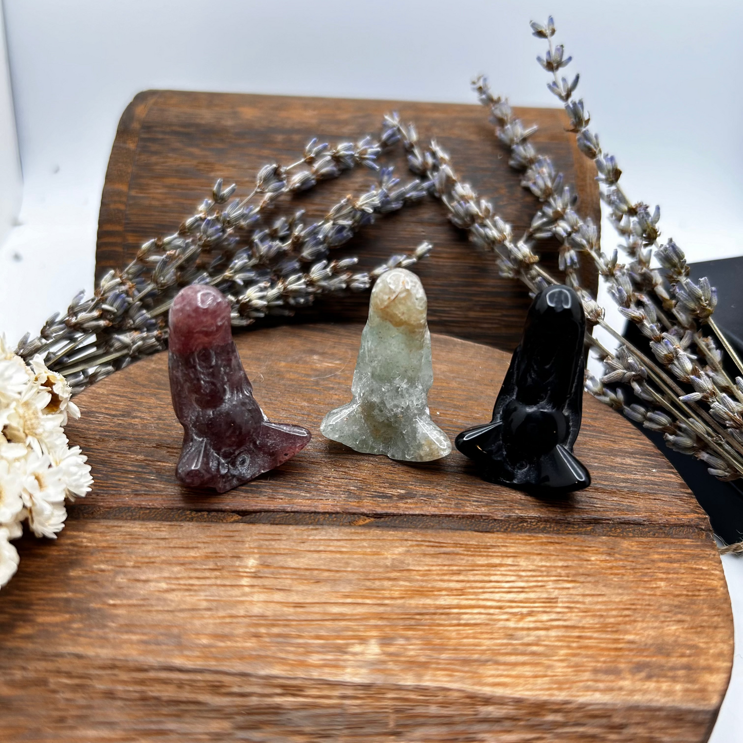 Mother Earth Crystal Figurines
