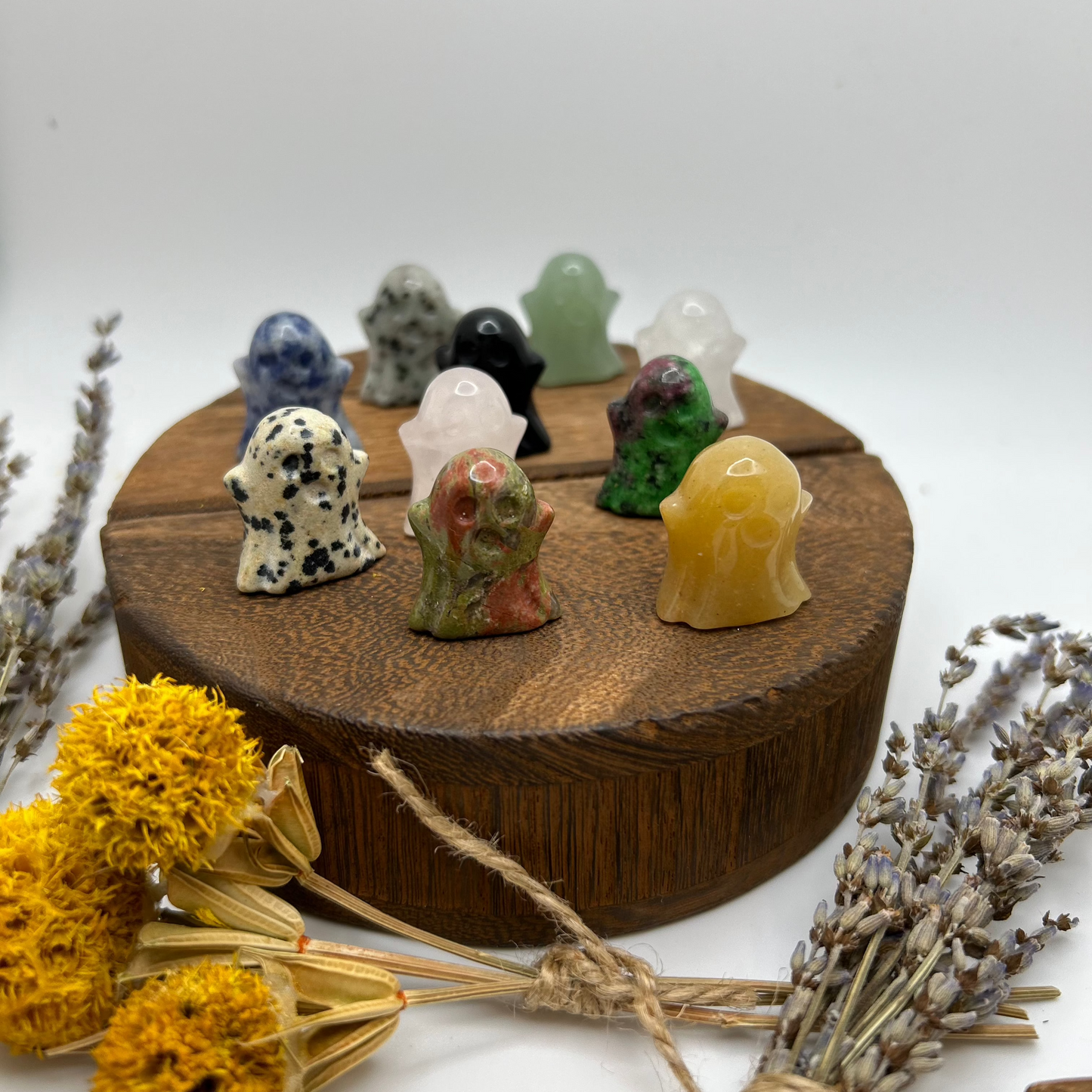 Mystery Crystal Ghost Figurines