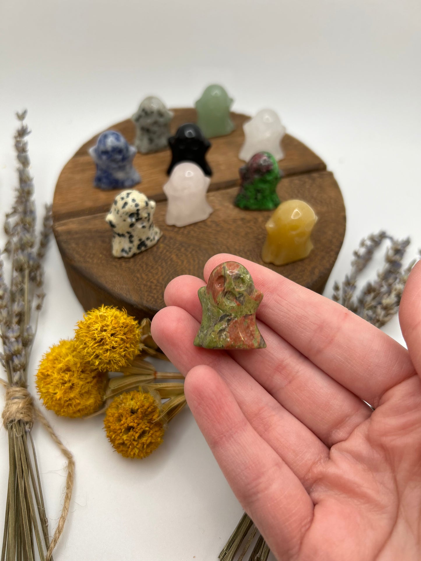 Mystery Crystal Ghost Figurines