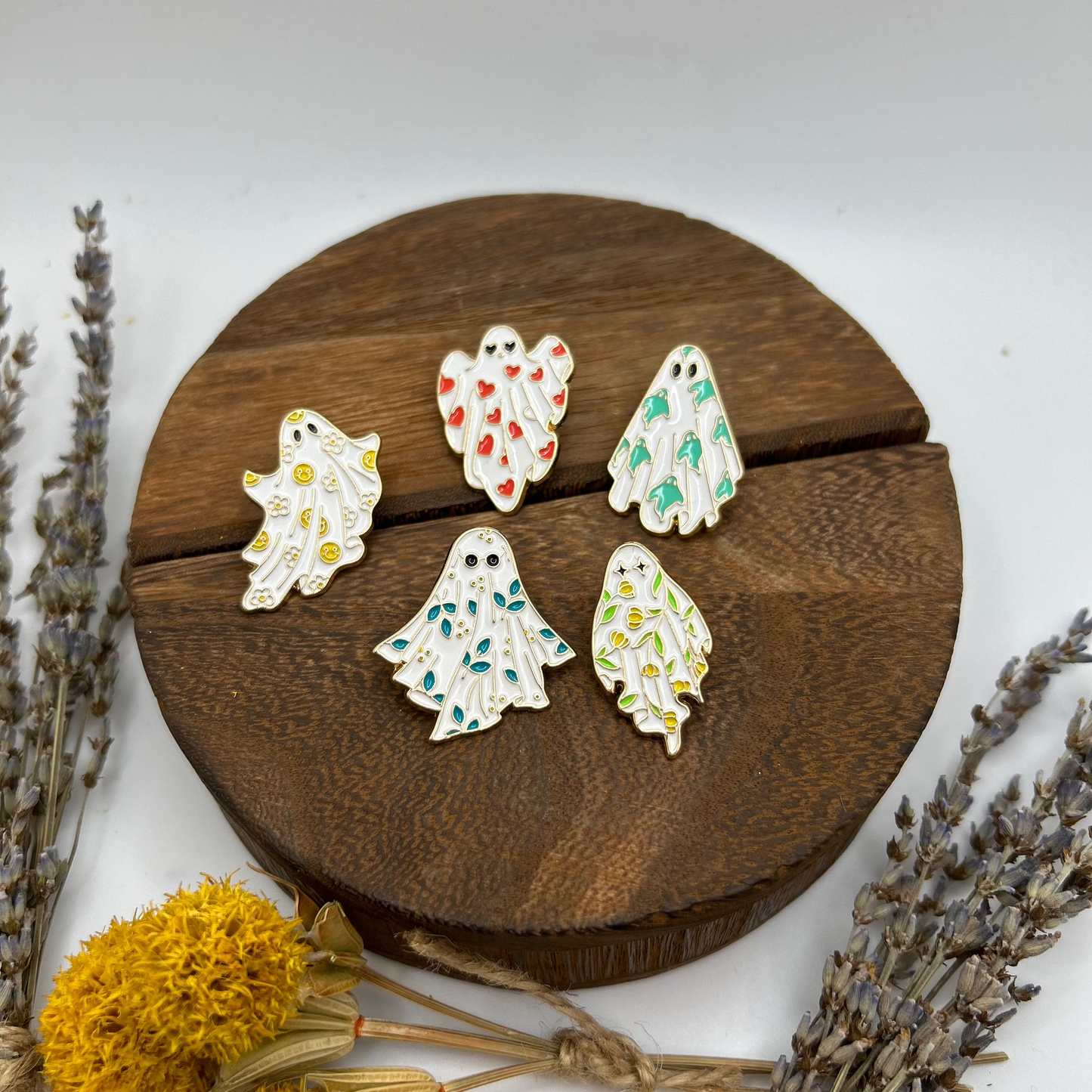 Enamel Ghost Pin