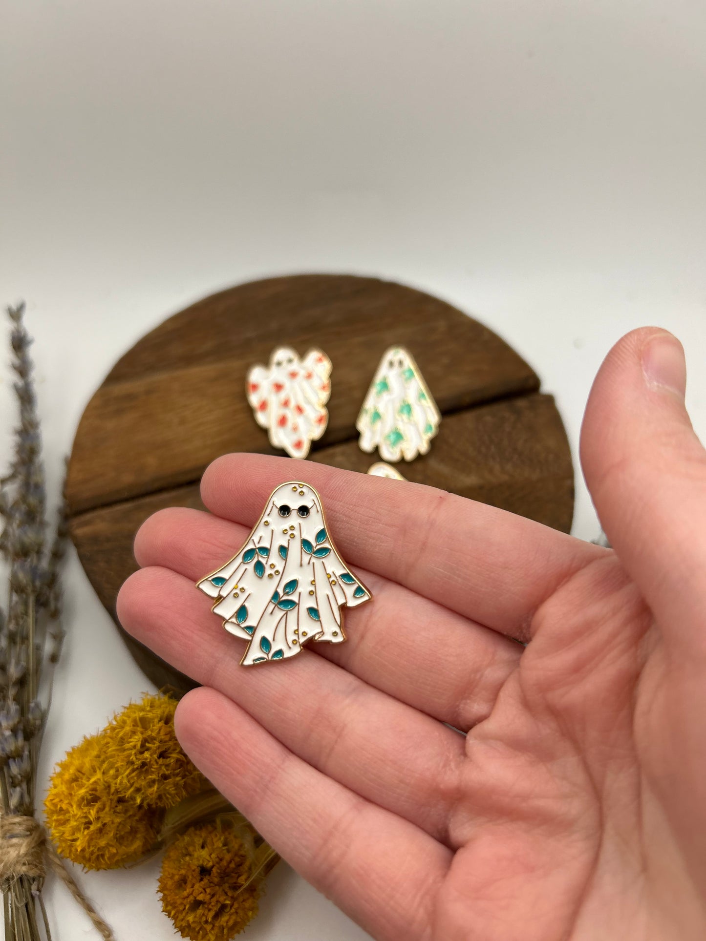 Enamel Ghost Pin