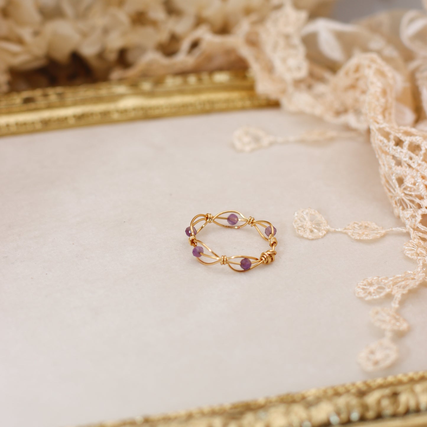 Small Bead Rings (Gold Color)