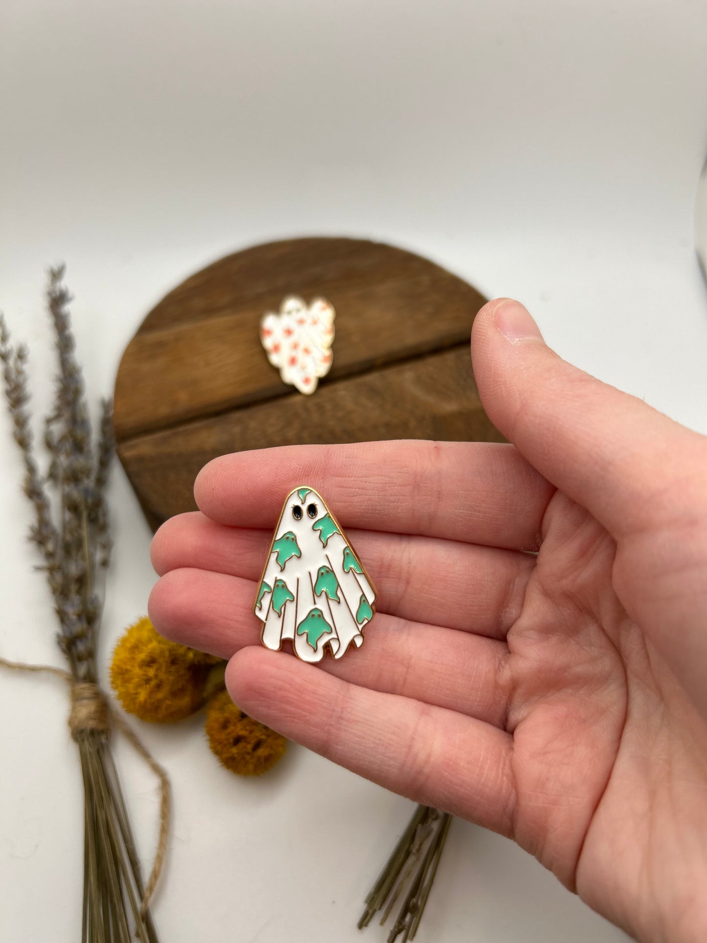 Enamel Ghost Pin