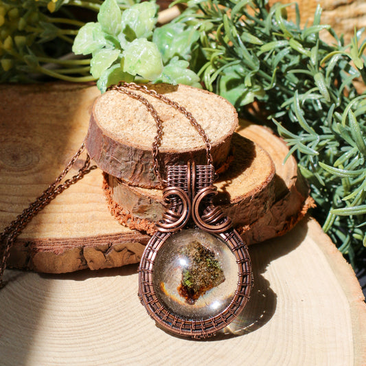 Rolling Hill Asylum Tree Bark Wood Fragment Necklace (2)