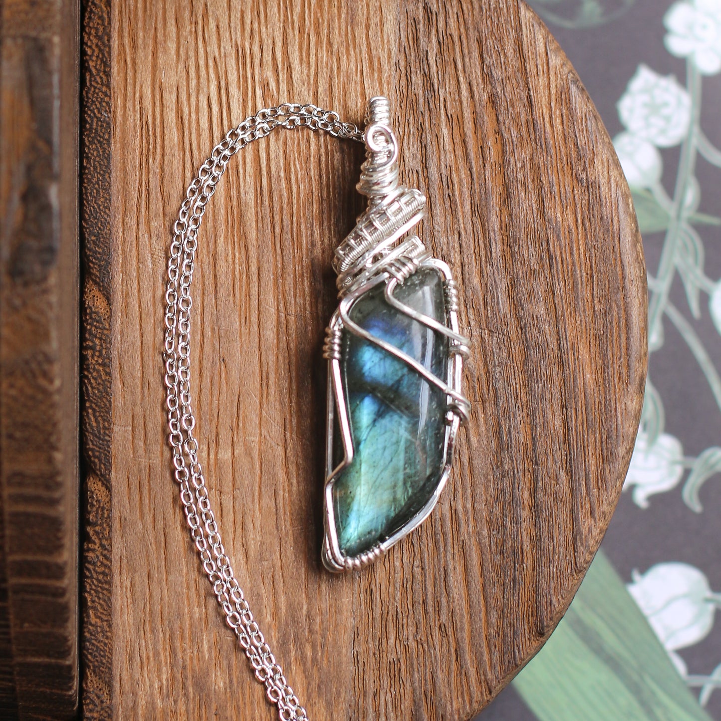 Labradorite & Sterling Silver Necklace