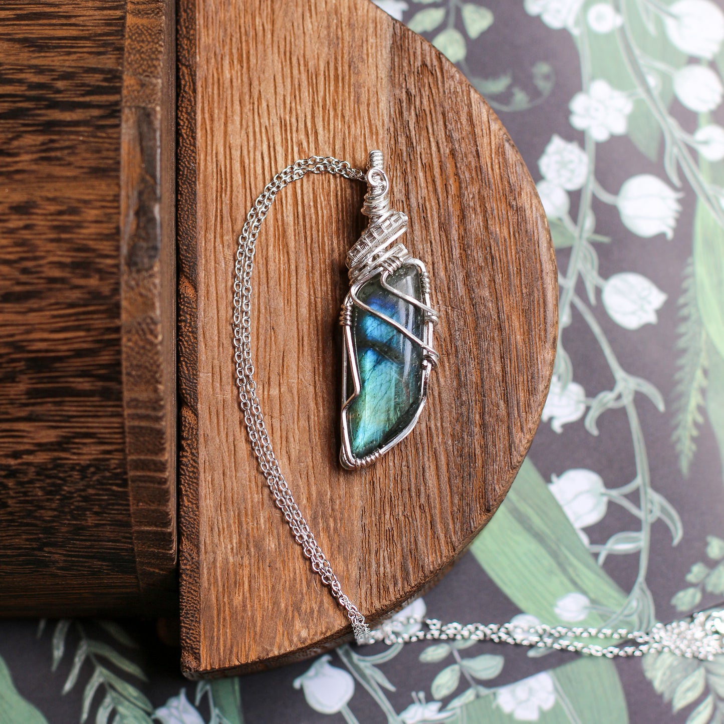 Labradorite & Sterling Silver Necklace