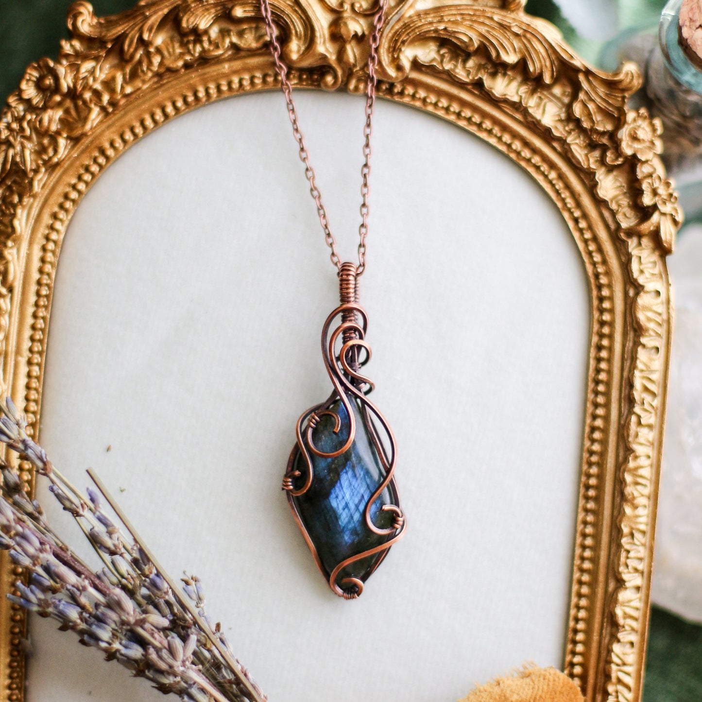 Labradorite & Aged Copper Necklace