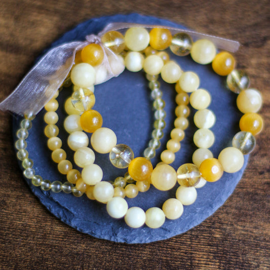 Positivity, Confidence, and Abundance Bracelet Bundle