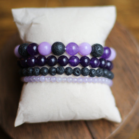 Protection, Intuition, and Peace Bracelet Bundle