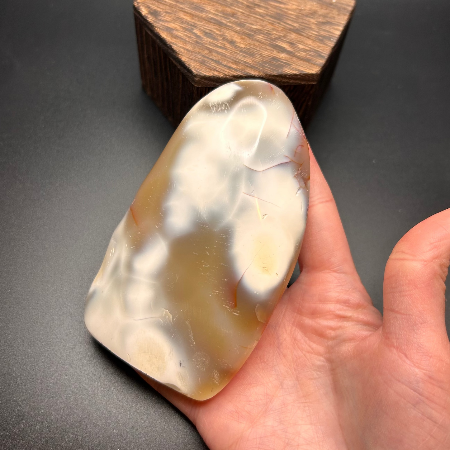Free-Form Imperfect Orca Agate Specimen