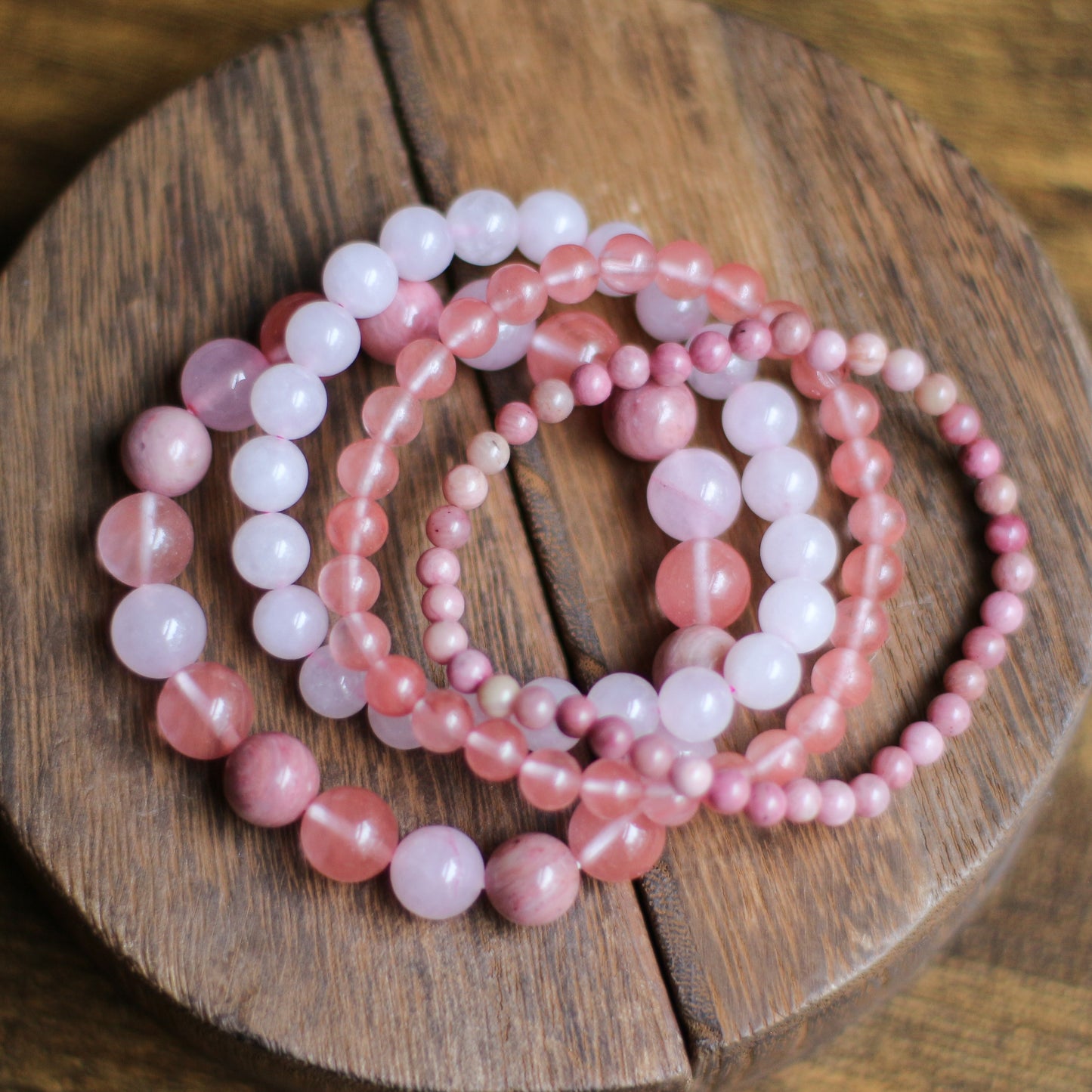 Love, Healing, and Positivity Bracelet Bundle