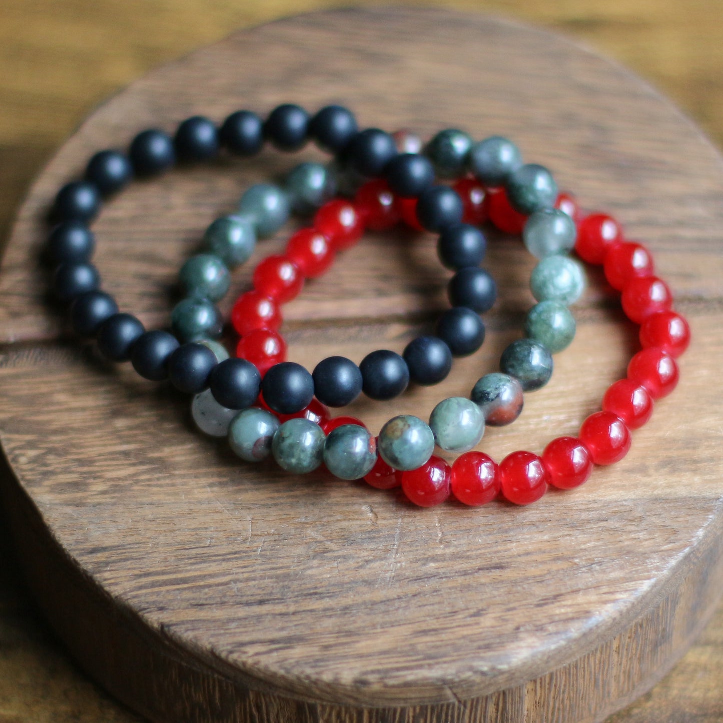 Protection, Grounding, and Confidence Bracelet Bundle
