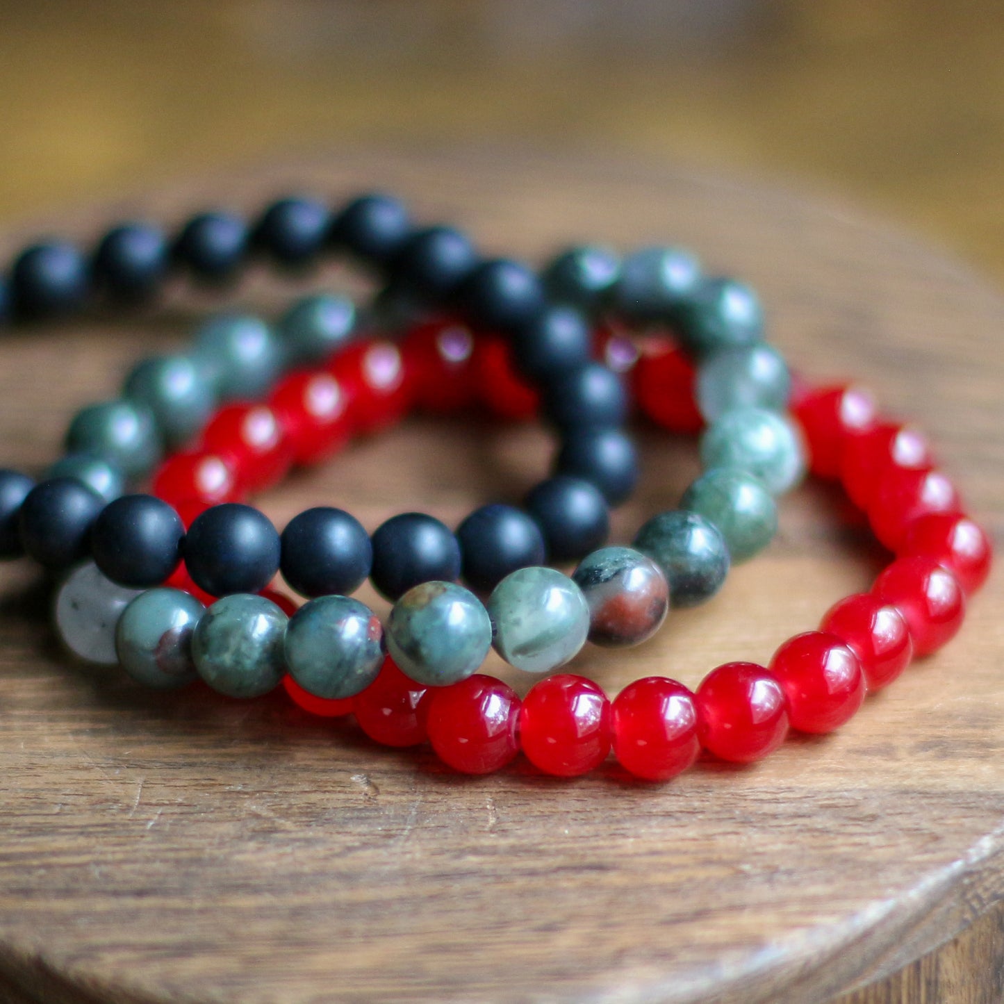 Protection, Grounding, and Confidence Bracelet Bundle