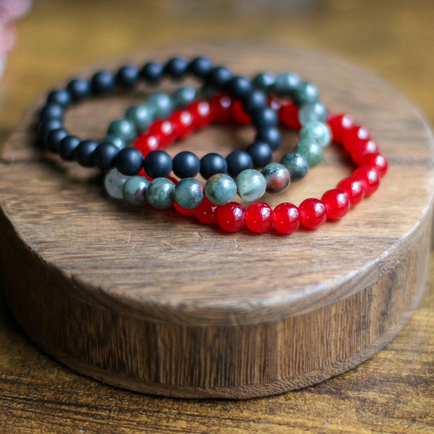 Protection, Grounding, and Confidence Bracelet Bundle
