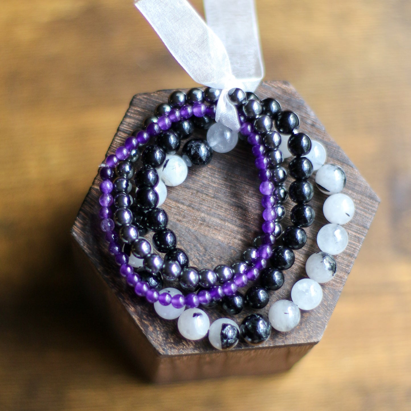 Protection, Guidance, Enlightenment Bracelet Bundle