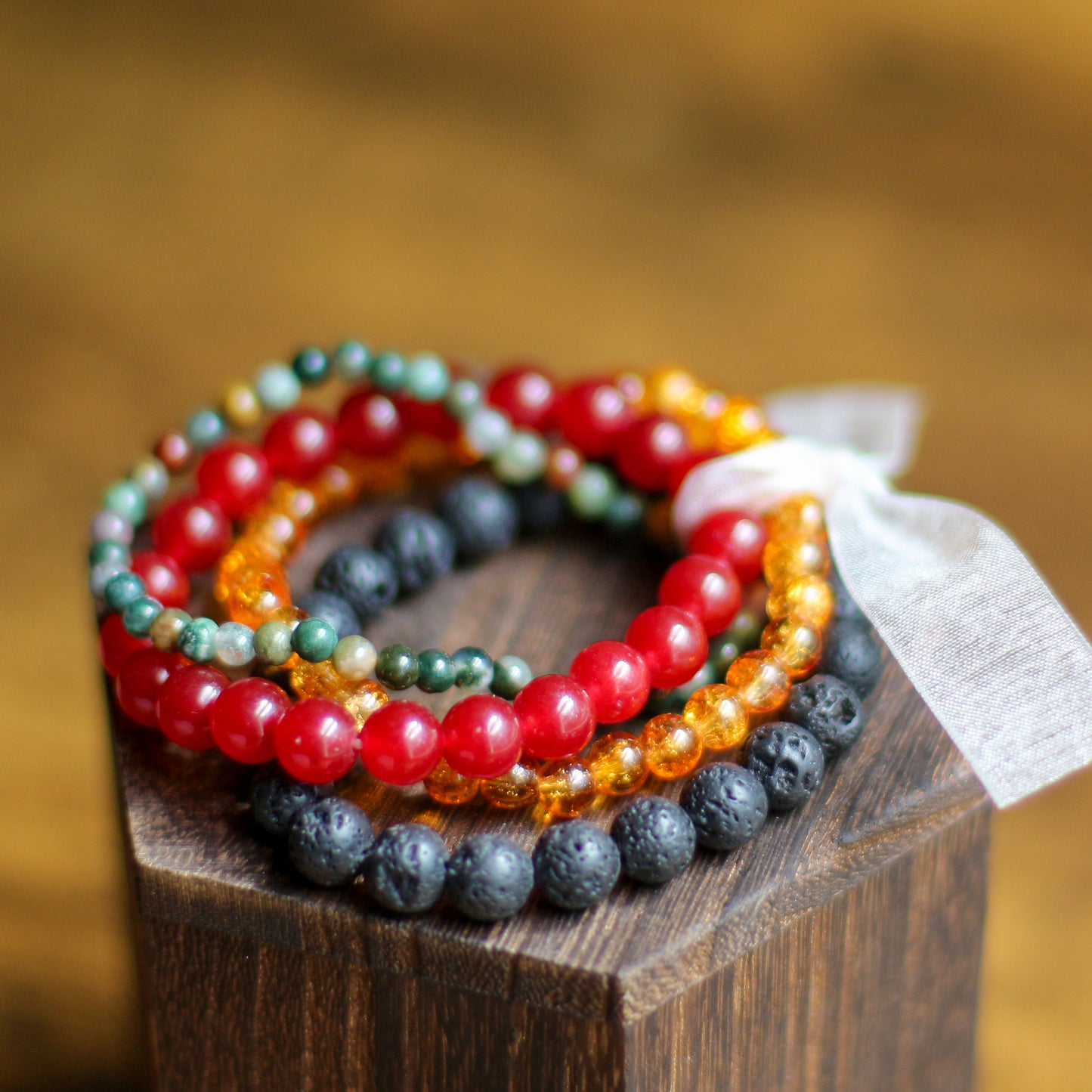 Strength, Stability, luck, and Courage Bracelet Bundle