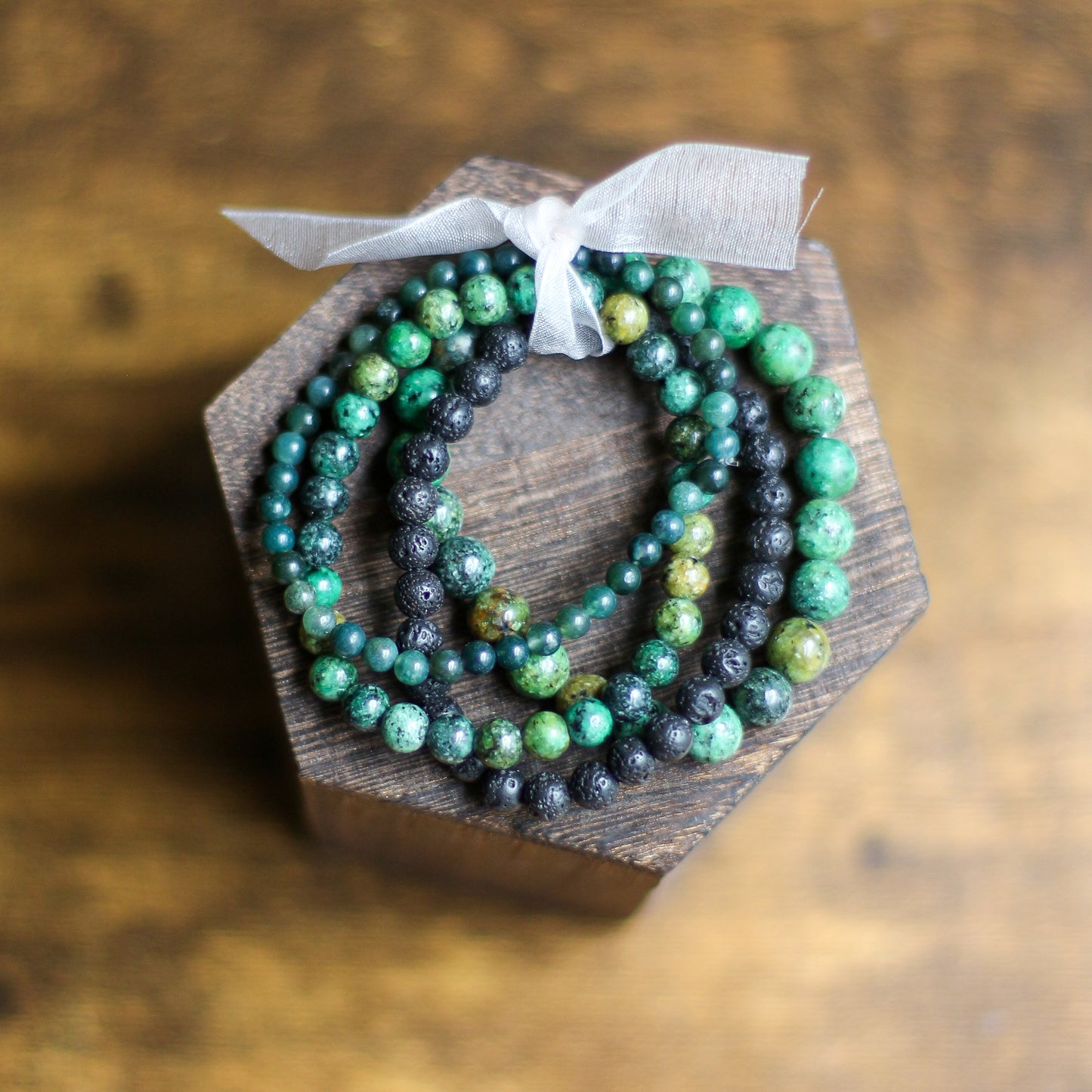 Grounding, Growth, and Strength Bracelet Bundle