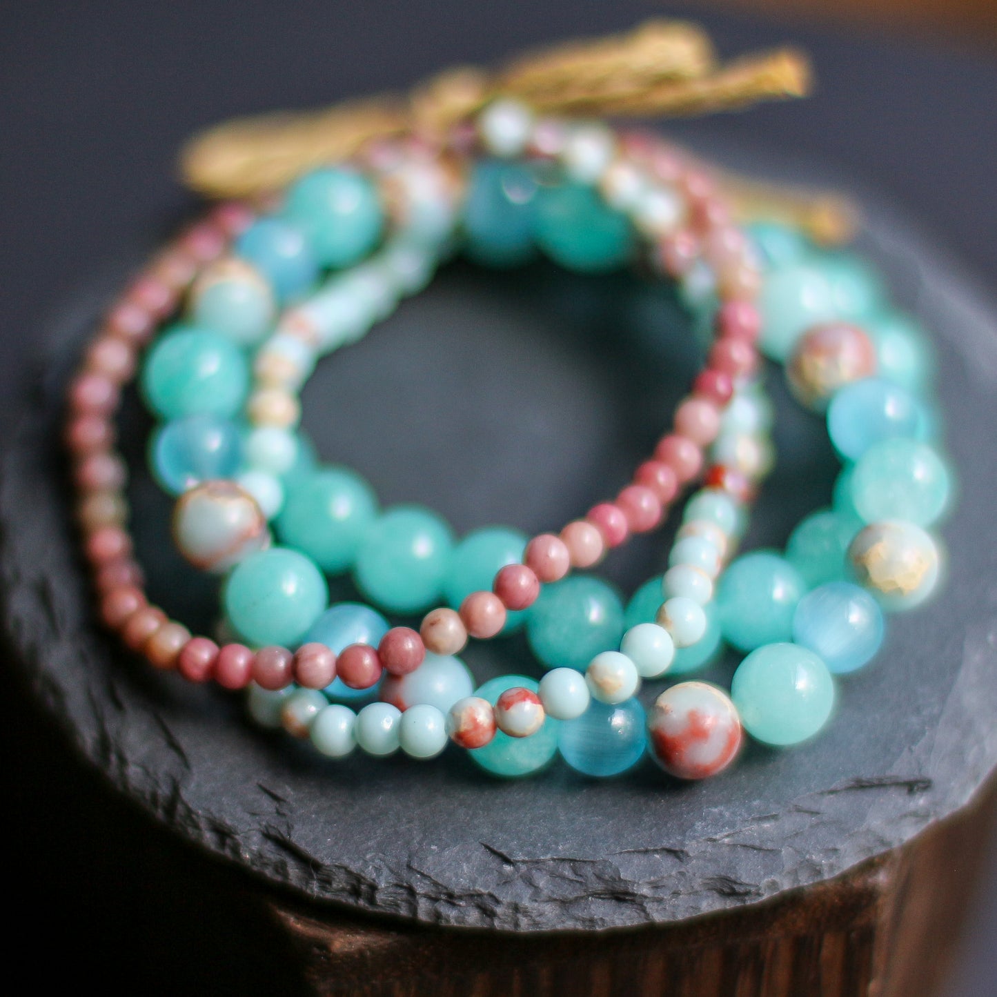Peace, Intuition, Love, and Protection Bracelet Bundle