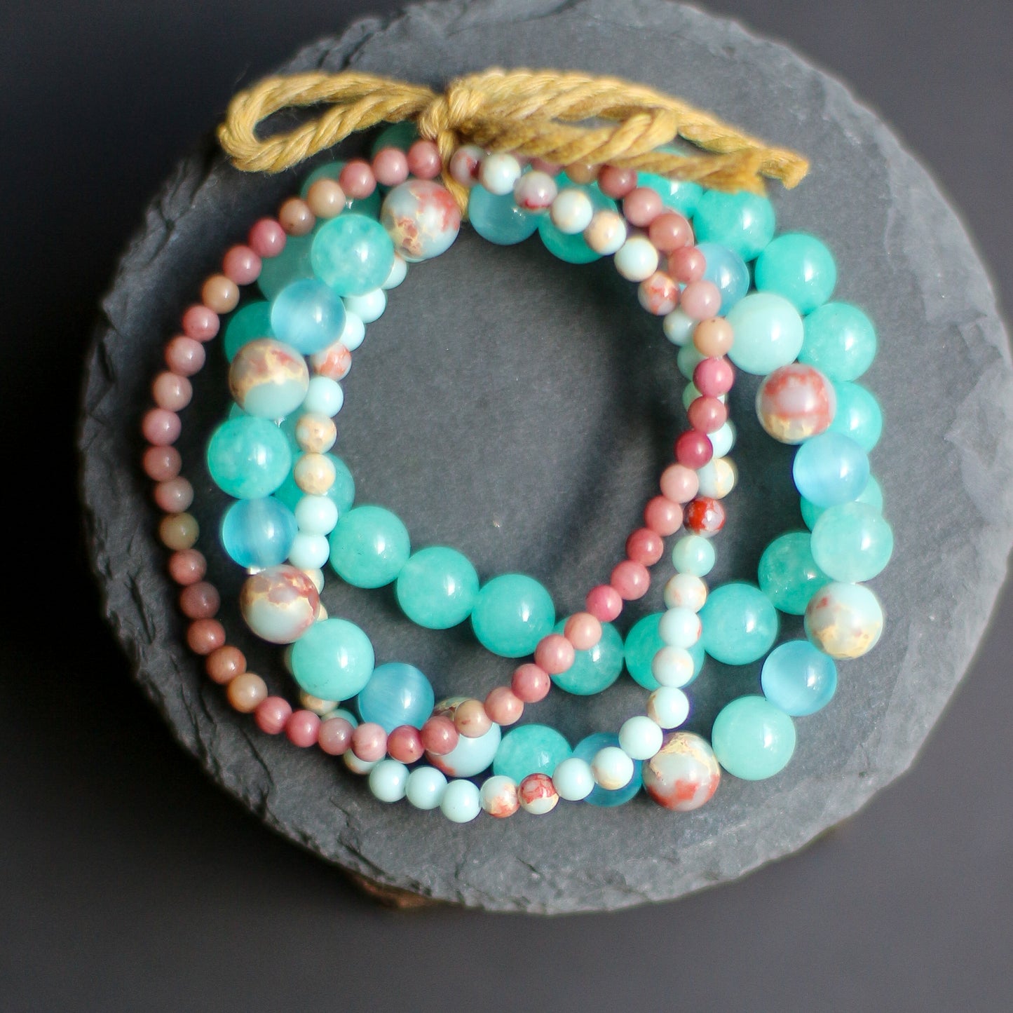 Peace, Intuition, Love, and Protection Bracelet Bundle