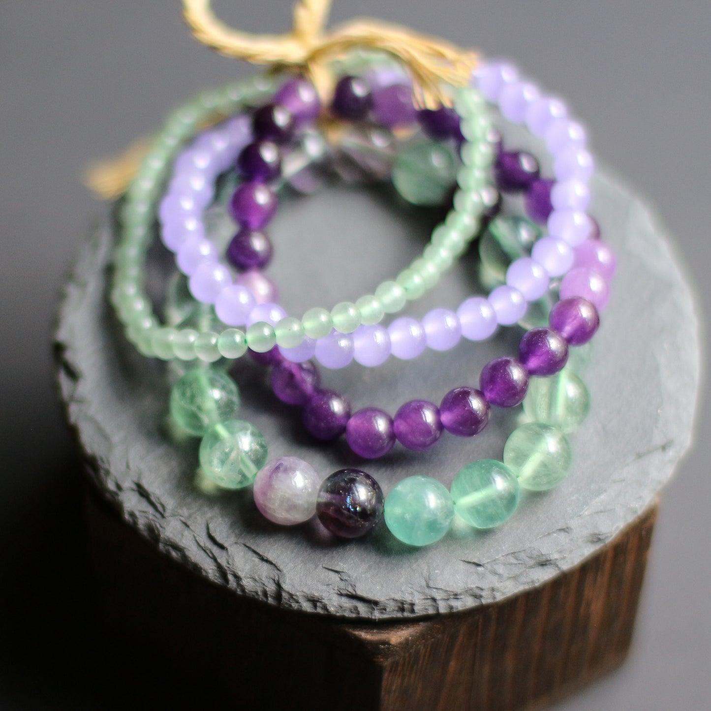 Intuition, Protection, and Abundance Bracelet Bundle