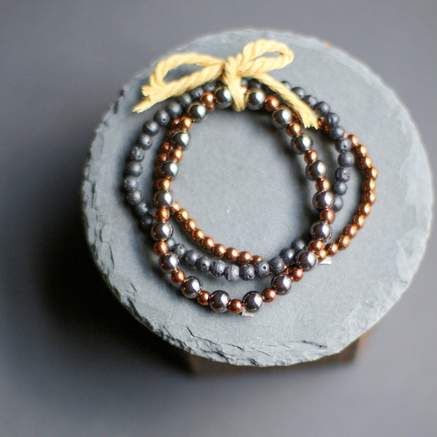 Copper, Hematite, and Crystal Bracelet Bundle (Small Sized)
